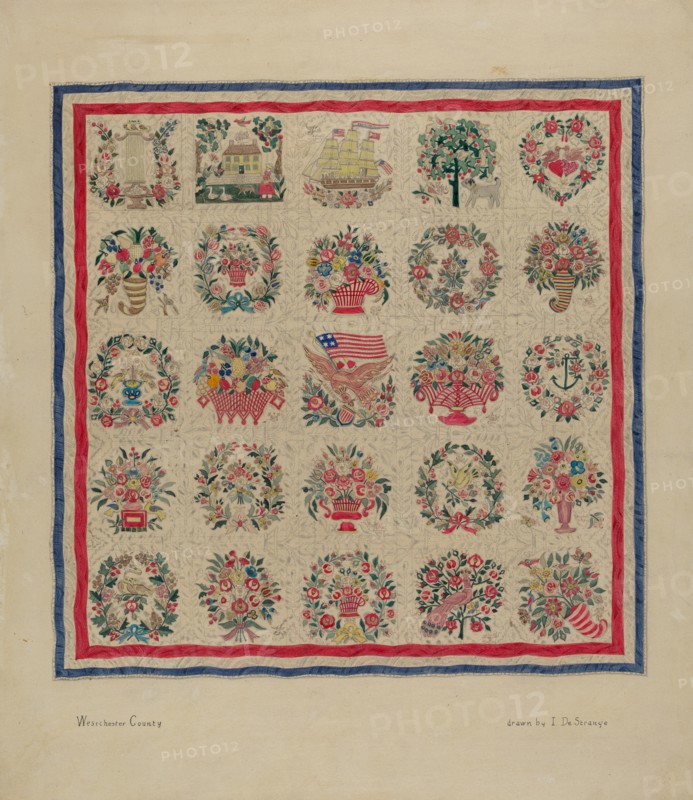 Friendship Quilt, c. 1937.
