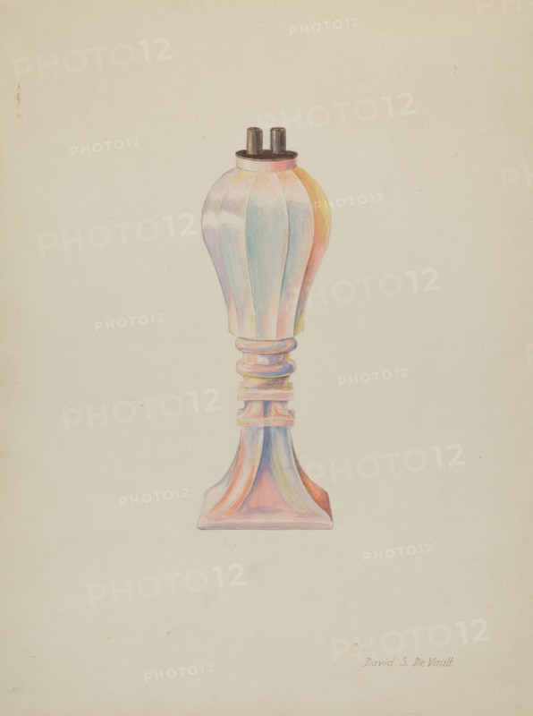 Whale Oil Lamp, 1935/1942.