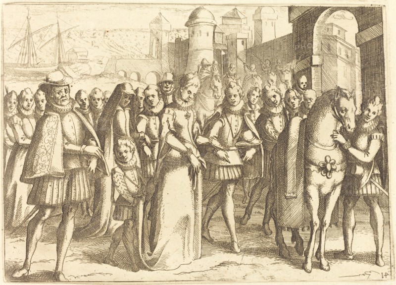 Arrival at Valencia, 1612.