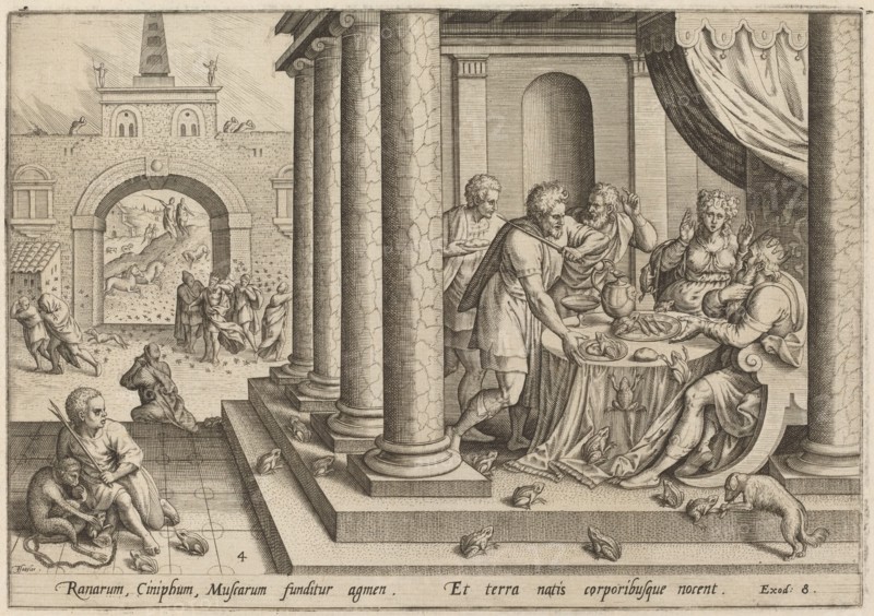 The Plague of Frogs, 1585.