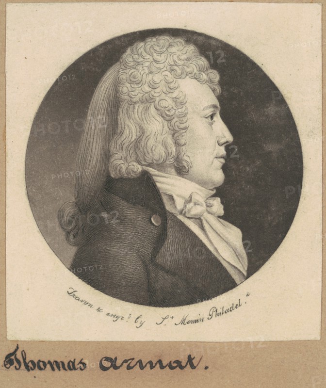 Thomas Wright Armat, 1799.