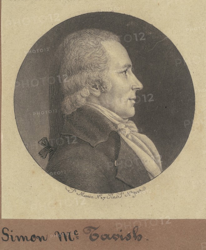 Simon McTavish, 1796-1797.