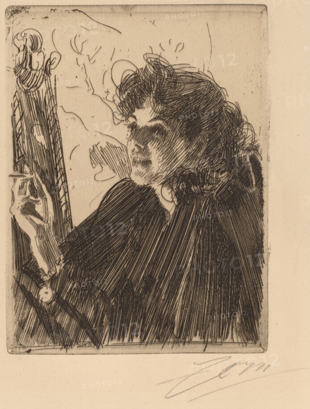 Girl with Cigarette, 1891.