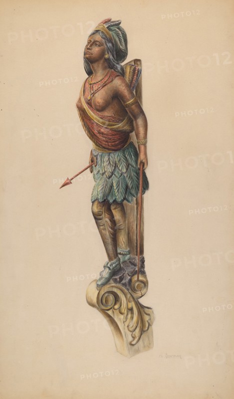 Ship's Figurehead, c. 1938.
