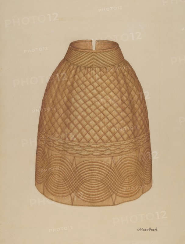 Quilted Petticoat, c. 1938.