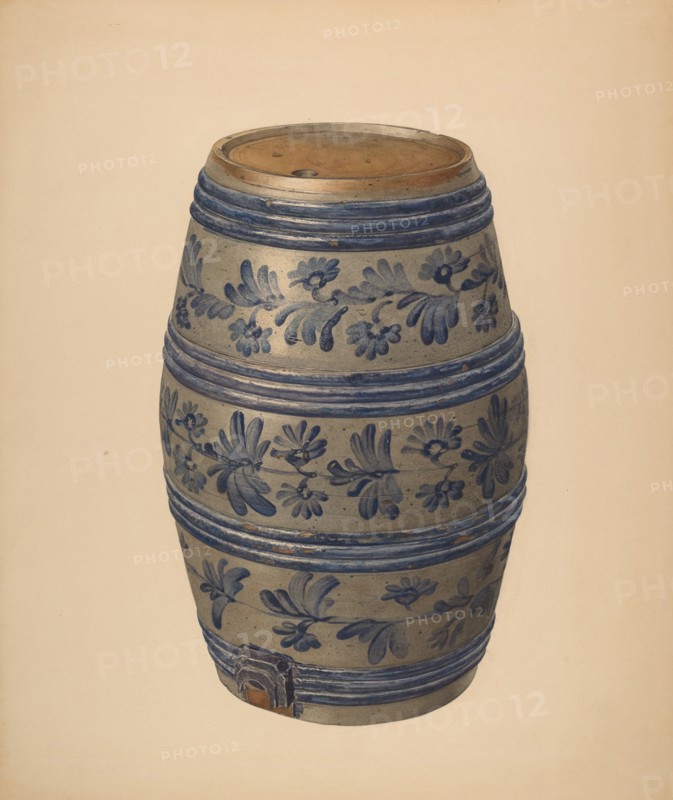 Water or Wine Keg, c. 1940.