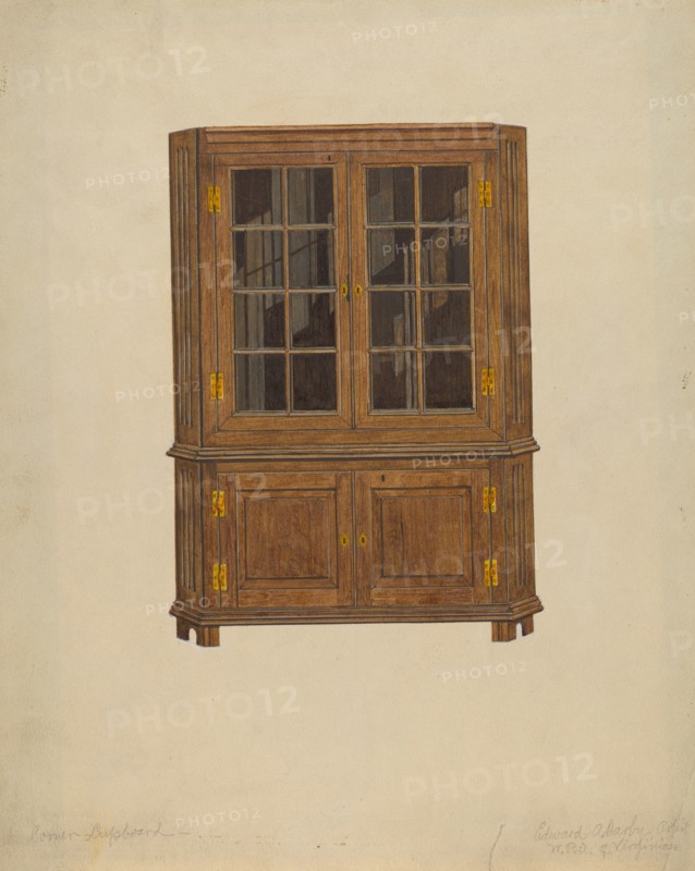 Corner Cupboard, 1935/1942.