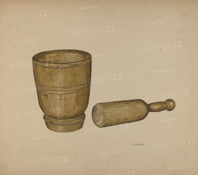 Mortar and Pestle, c. 1940.