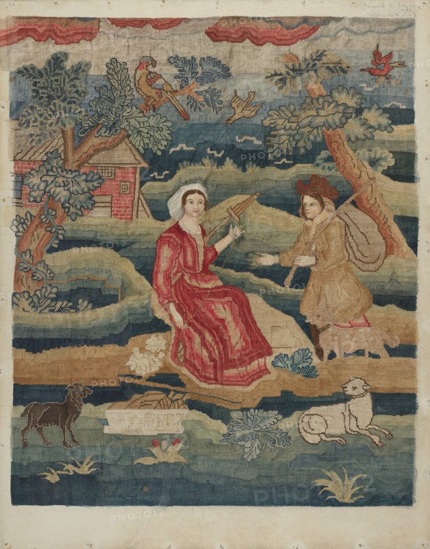 Needlepoint Panel, c. 1939.