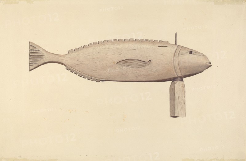 Fish Weather Vane, c. 1938.