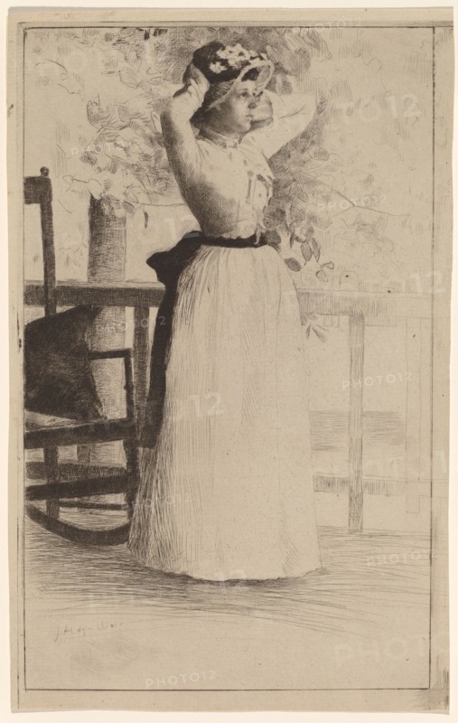 Portrait of Miss Hoe, 1889.