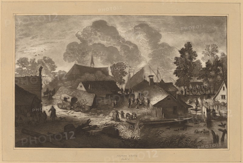 Village with Pond, c. 1782.
