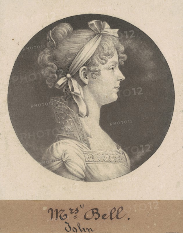 Mary Ann Walker Bell, 1808.