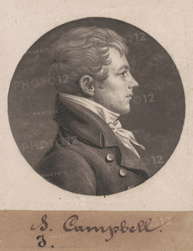 Levin Hicks Campbell, 1804.