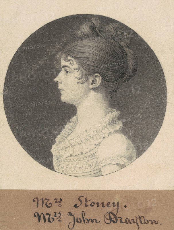 Mrs. William Drayton, 1809.