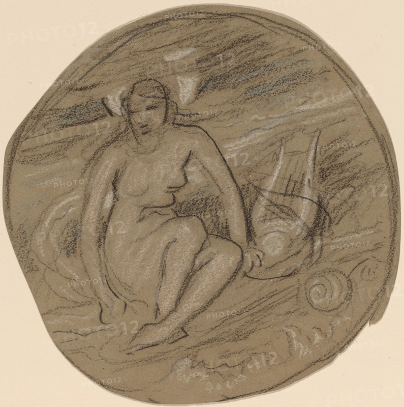 Study for "Music", c. 1890.