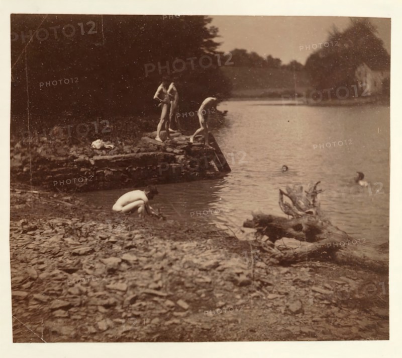 Study for "Swimming", 1883.