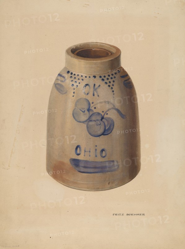 Apple Butter Crock, c. 1939.