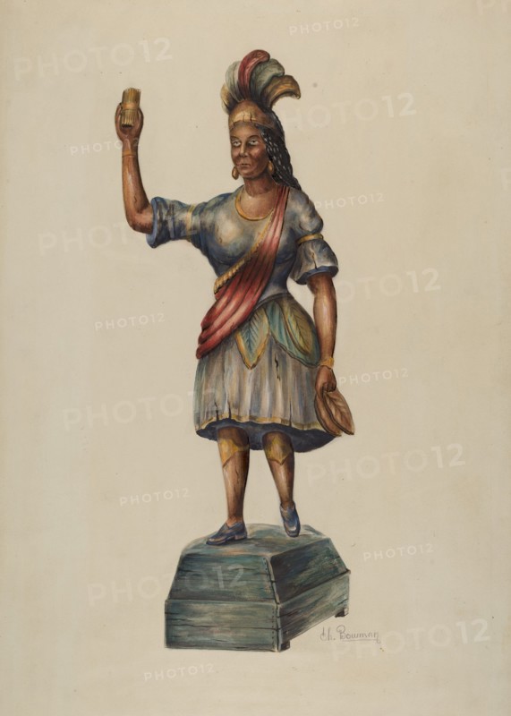 Cigar Store Indian, c. 1937.