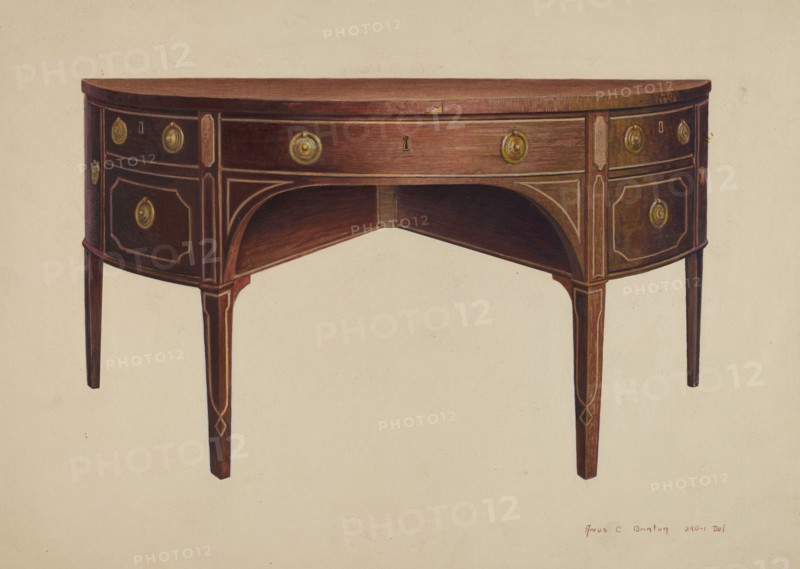Sheraton Sideboard, c. 1939.