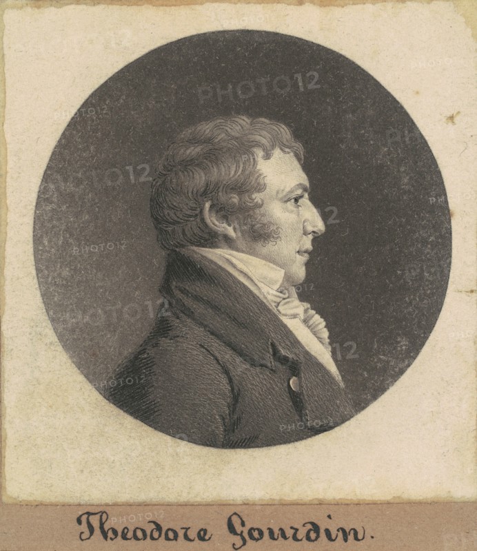 Theodore Gourdin, 1808-1809.