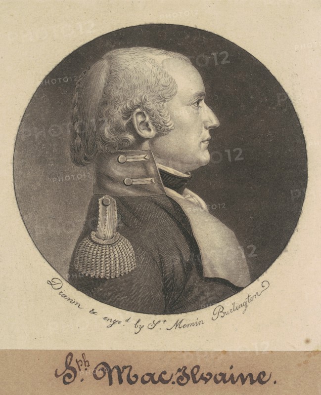 Joseph McIlvaine, 1798-1799.