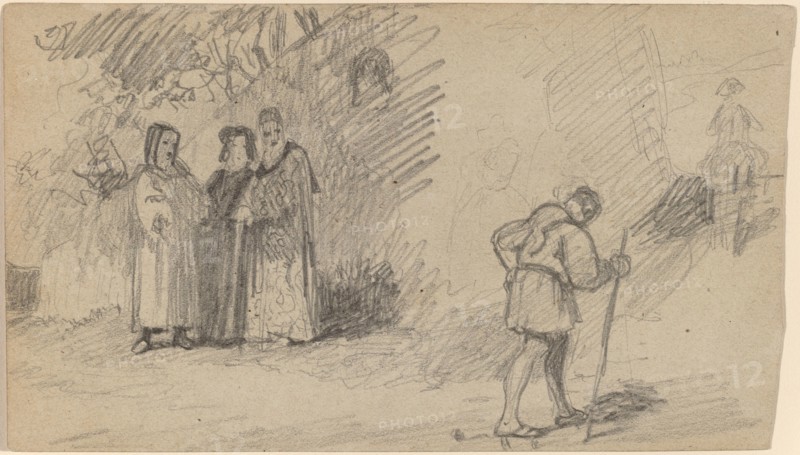 Son and the Donkey, c. 1859.