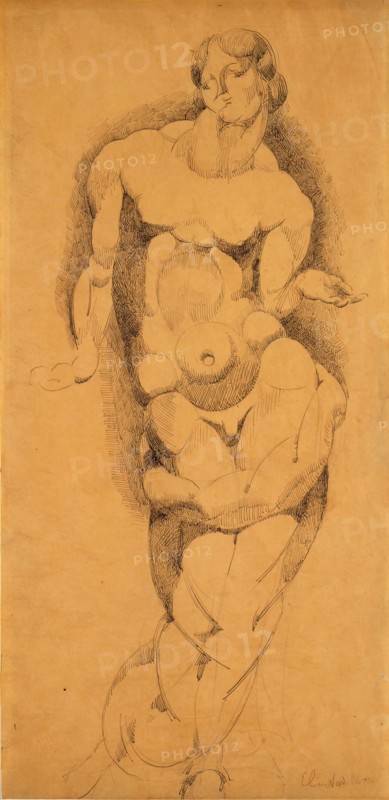 Standing Male Nude, c. 1909.