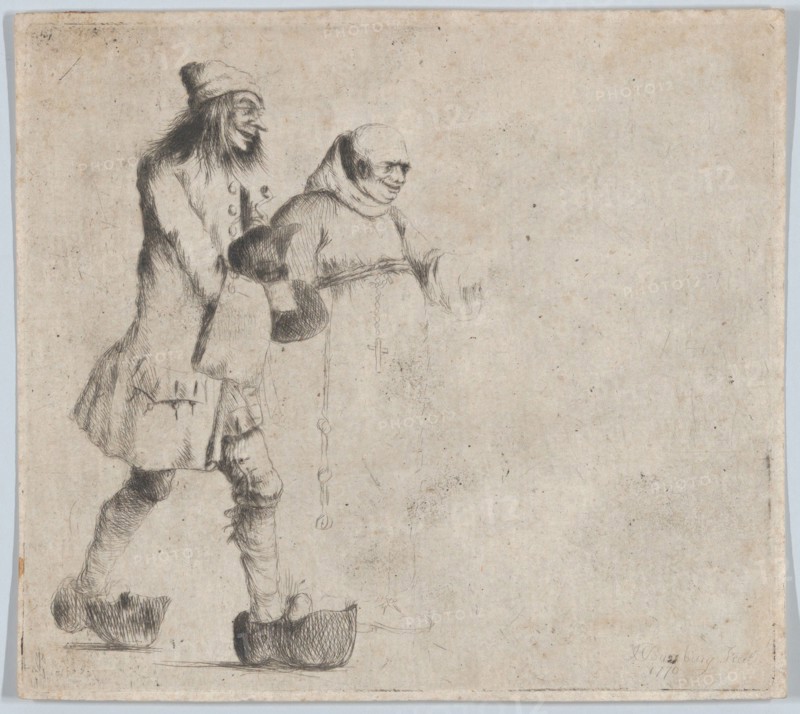 Happy Peasant and Monk, 1770.