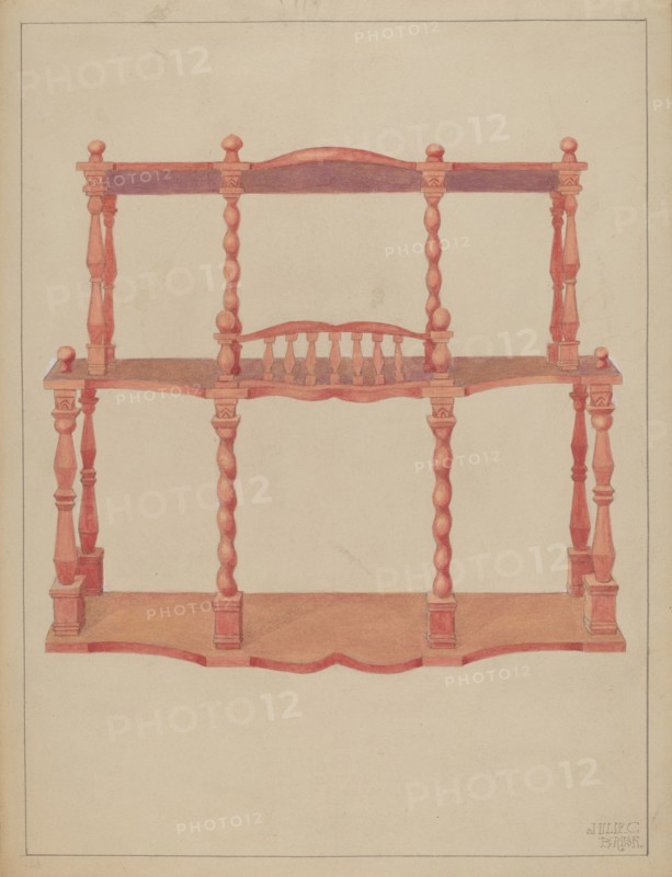 Brick-a-brack Shelf, c. 1936.