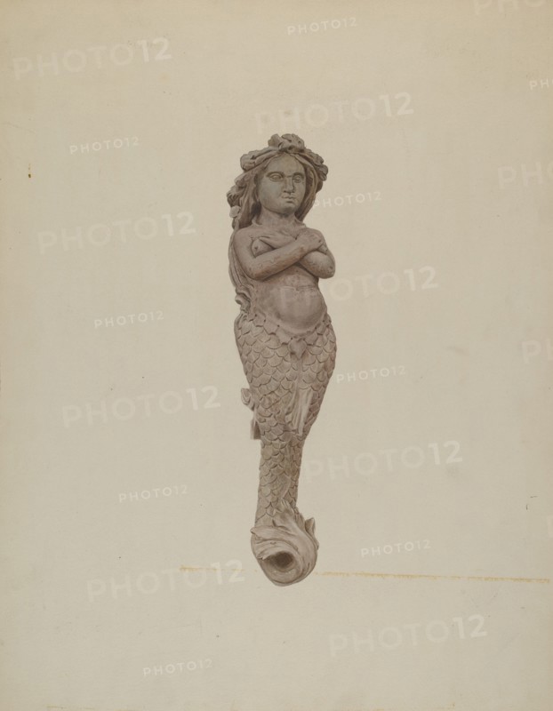 Figurehead: Mermaid, c. 1942.
