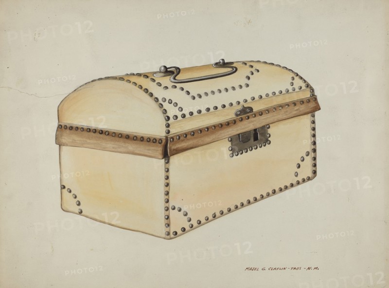 Leather Covered Box, c. 1937.