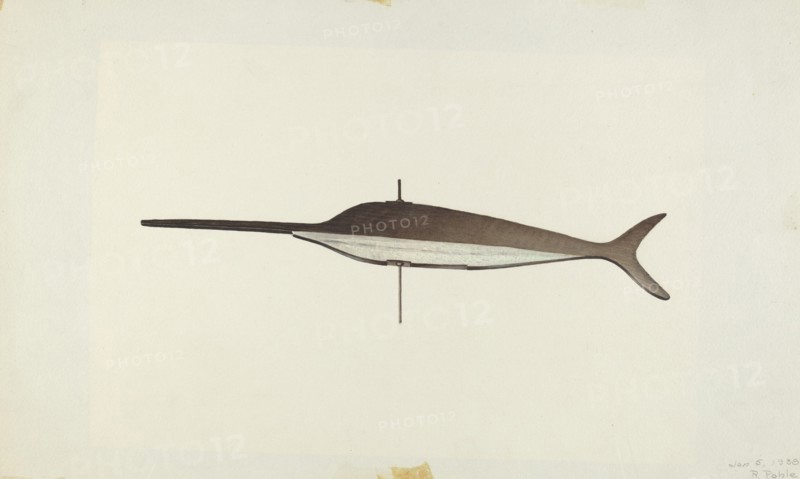 Swordfish Weather Vane, 1938.