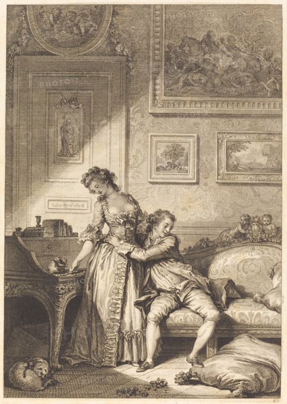 A femme avare, galant escroc.