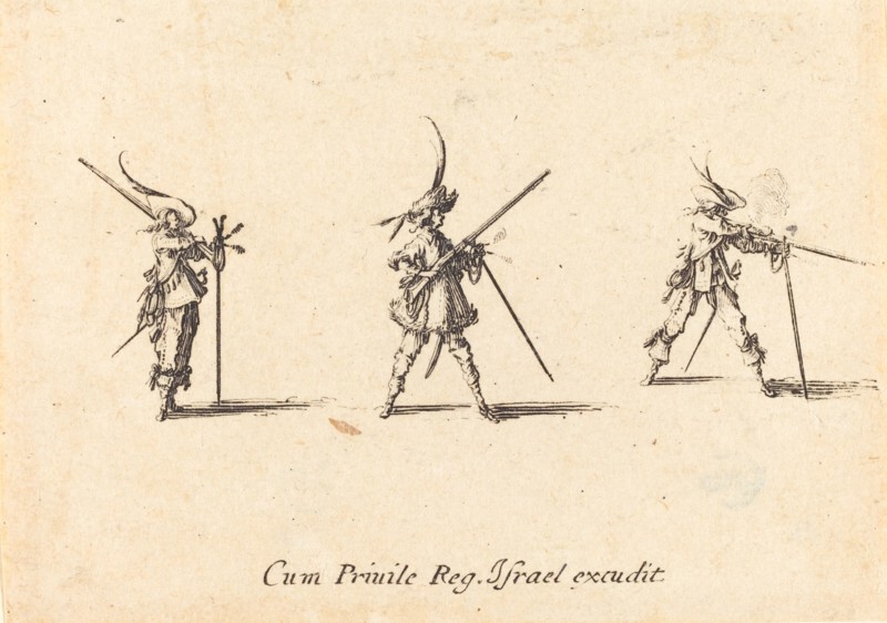 Firing the Musket, 1634/1635.