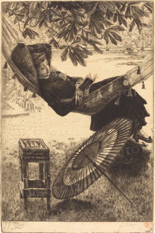 The Hammock (Le hamac), 1880.