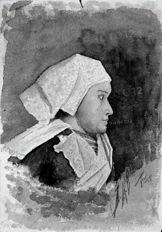 Brittany Peasant Woman, 1884.