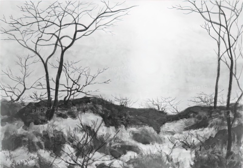 Blue Landscape, c. 1896-1899.