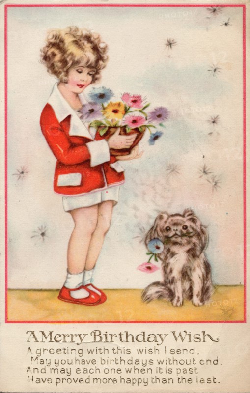 A Merry Birthday Wish, c1932.