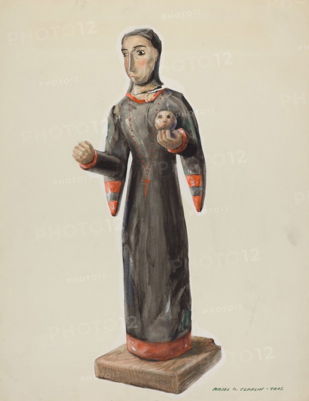 Santa Rita - (Bulto), c. 1938.