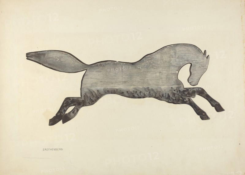 Horse Weather Vane, 1935/1942.