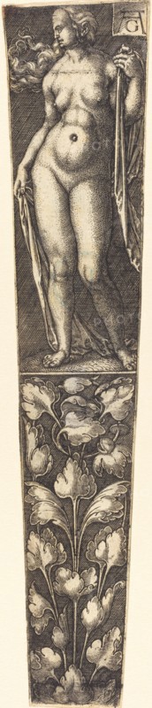 Dagger Sheath with Nude Woman.