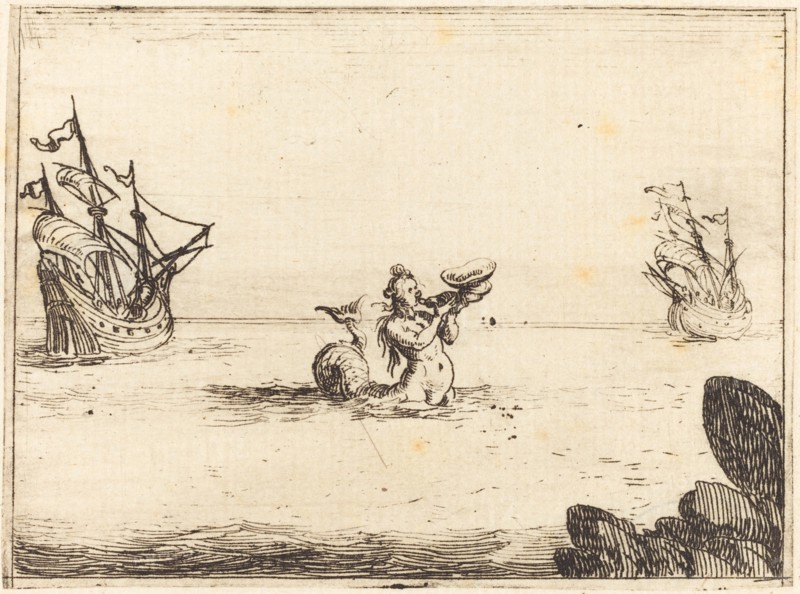 Siren between Two Ships, 1628.