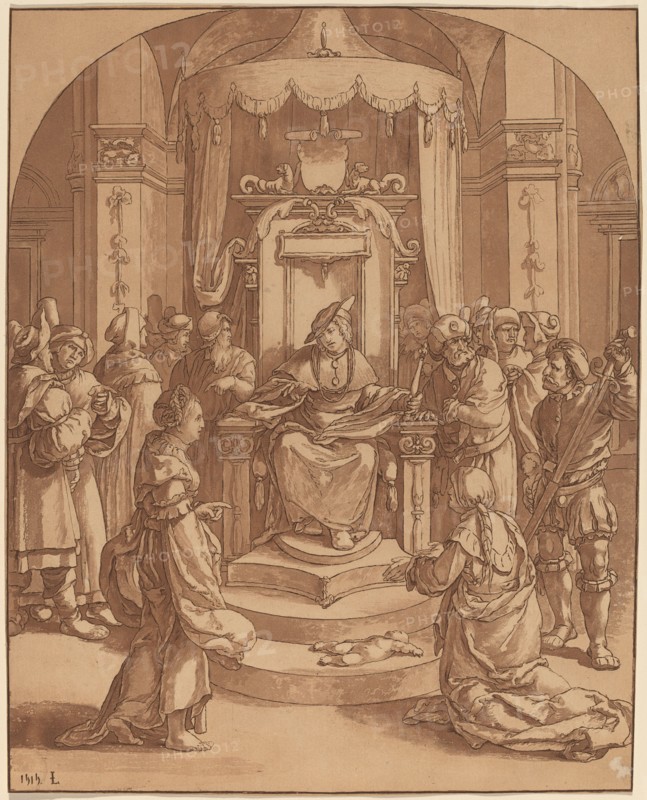 The Judgment of Solomon, 1782.