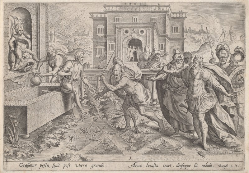 The Plague of Locusts, c.1585.