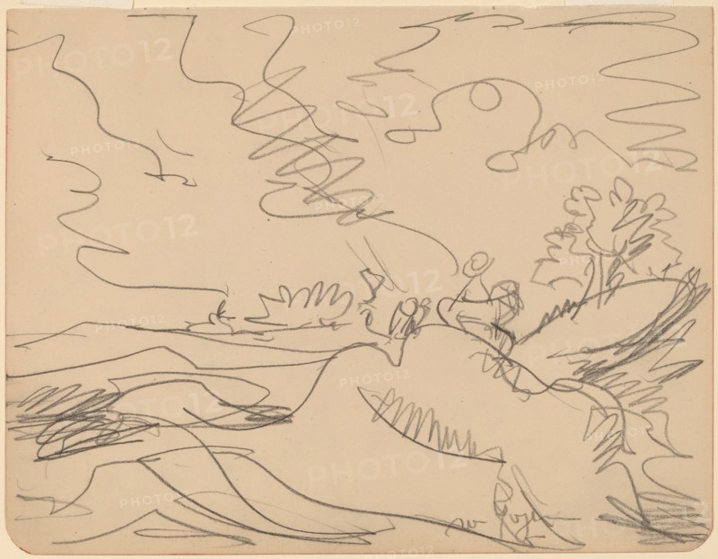 Landscape in the Taunus, 1916.