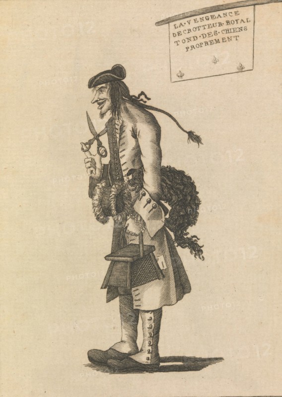 The Dog Barber, April 25, 1771.