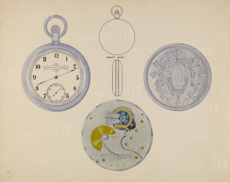 Watch, Dial and Frame, c. 1936.