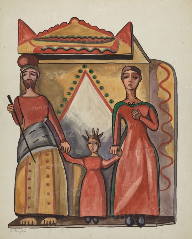 Bulto - Holy Family, 1935/1942.