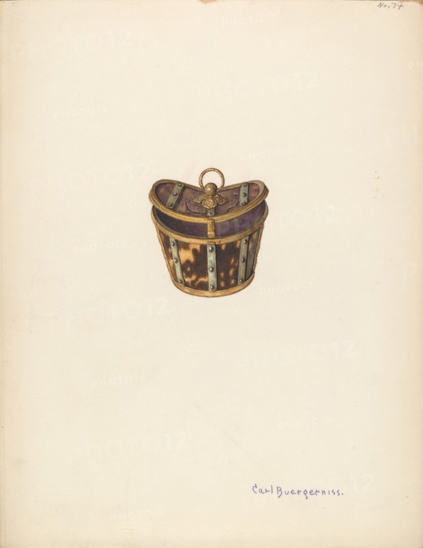 Box for Small Jewelry, c. 1941.